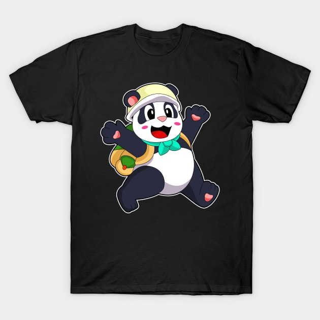 Panda as Student T-Shirt by Markus Schnabel